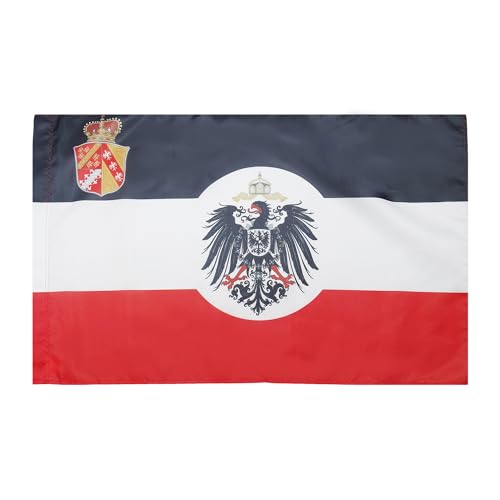 AZ FLAG - Drapeau Alsace-Lorraine 1871-1919 - 150x90 cm - Drapeau Du Reichsland Elsass-Lothringen 100% Polyester Avec Fourreau et cordelette - Pavillon 110 g
