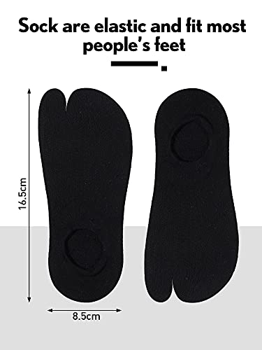 5 Pairs Stripe Toe Socks Five Finger Socks Low Cut Colorful Socks for Women Girl Supplies