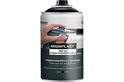 Aguaplast 24948 Spray Impermeabilizacion, Negro, 400 ml