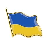 Ukraine Country Flag Brooch Shirt Hat Backpack Jewelry Accessories Decoration Party Christmas Gift