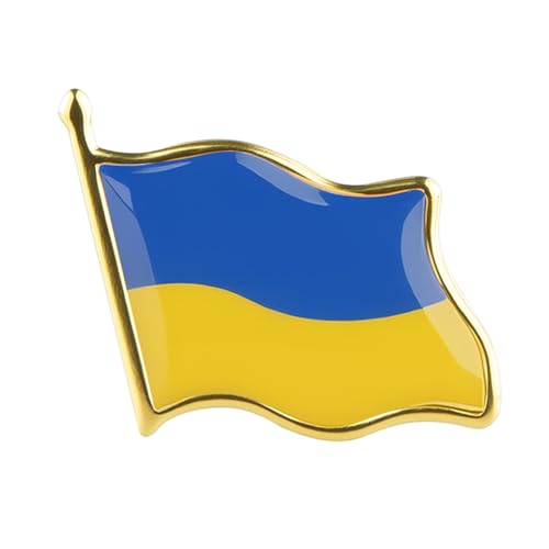 Image of Country Flag Brooch Metal Alloy Souvenir Pin Shirt Hat Backpack Jewelry Accessories Decoration Party Christmas Gift Badge International Travel Pin