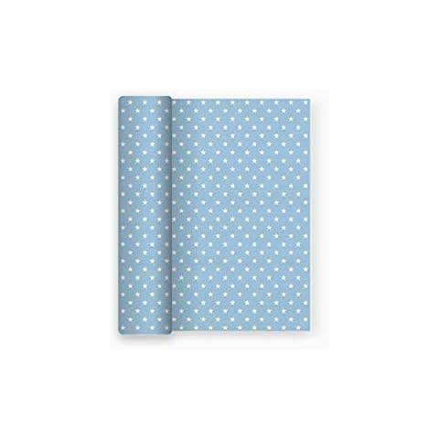 Mantel de papel Estrellas Azul Baby Cover