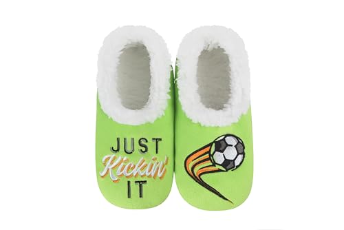 Snoozies Pairables Kids Slipper Socks Non-Skid, Girls and Boys