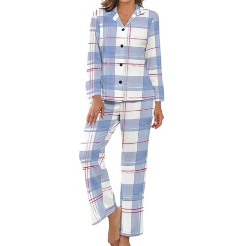 Pyjama femme 2 pièces grande taille à taille élastique pour libérer vos mouvements