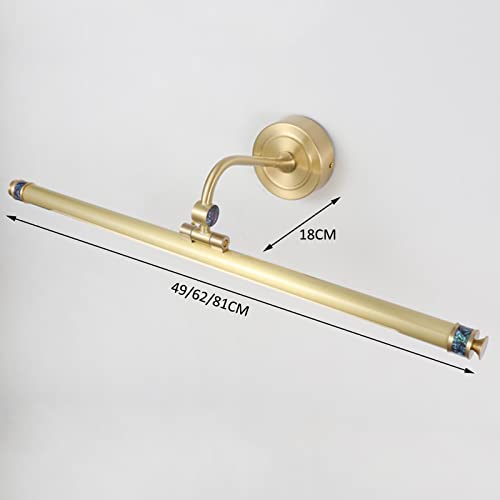 Applique vanité éclairage intérieur LED pour miroir doré