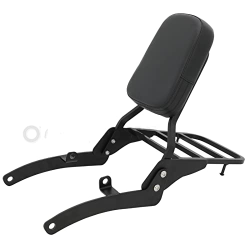 Dossier sissy bar Yamaha Virago XV 535 400 porte bagage noir moto 2000-2023