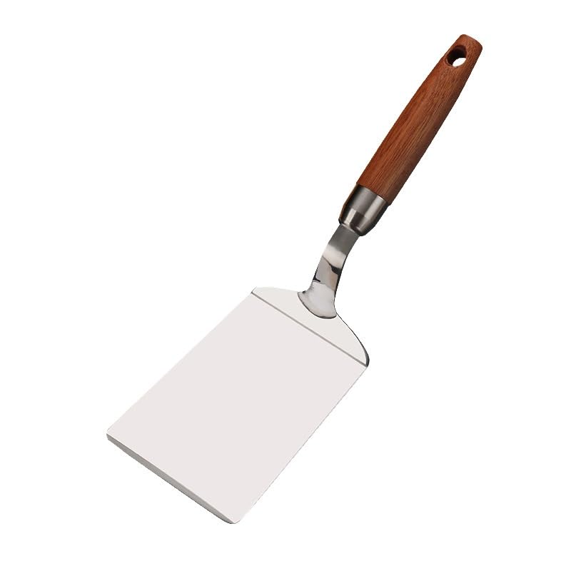 Stainless Steel Cooking Shovel Wooden Handle, Nonstick Pancake Tu...