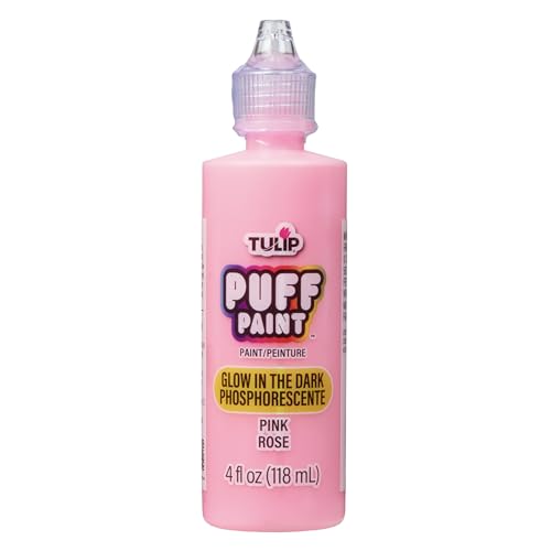 TULIP Puff Paint Glow Pink 4 Fl Oz (Pack of 1)