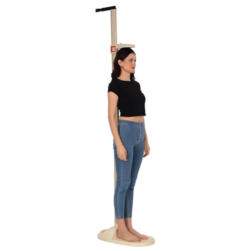 Image of Prestige Height Measuring Stadiometer 210 cm (HM007) | Foldable Portable Height Scale for Kids & Adults | Medical & Home Use Height Measurement Tool