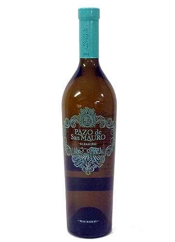 Pazo San Mauro Vino Blanco Albariño - 3 botellas x 750ml - total: 2250 ml