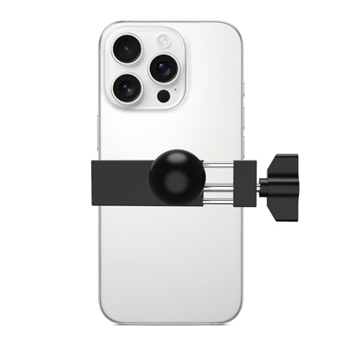 YIMINGYINUO 1 Inch Aluminum Phone Holder with 1" Ball Head Adapter Compatible with RAM mounts B Size Double Socket Arm for Car Bike Motorcycle Phone Mount