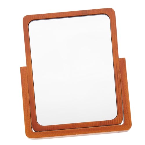 Miroir de Maquillage Pliable en Bois pour Bureau et Table - 2