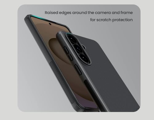 Image of Nilkin Slim Matte Series case for Samsung Galaxy S26 Plus (S26+), Shockproof and Scratch-Resistant, Lightweight Case (Black, S26Plus)