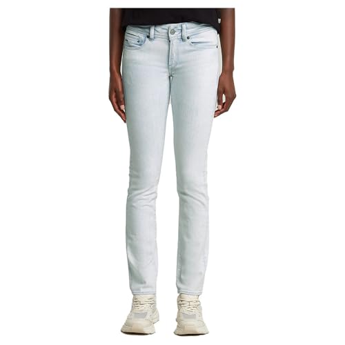 G-Star para Mujer Jeans Midge Slim Straight, Azul (Beached Faded Clifton Blue D26424-D503-H122), 25W / 32L