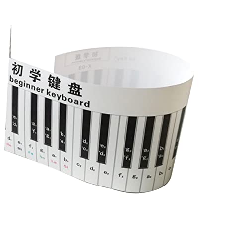 Clavier de piano simulé bande de notes de clavier Sticker clavier piano débutant claviers instrument piano enfant étiquette d’autocollant de clavier de piano clavier pour piano PVC TOYANDONA - Les Beatles, Paul McCartney, John Lennon, RIngo Starr, George Harrison Clavier de piano simulé bande de notes de clavier Sticker clavier piano débutant claviers instrument piano enfant étiquette d'autocollant de clavier de piano clavier pour piano PVC TOYANDONA – Image 7