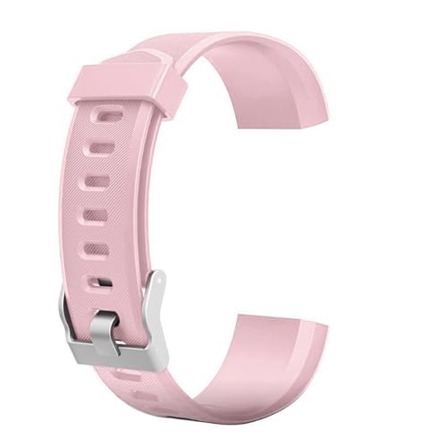 Reloj de repuesto de muñeca para fitness ID115, correa de 5 colores, reloj de pulsera de actividad para hombre, rosa, talla única