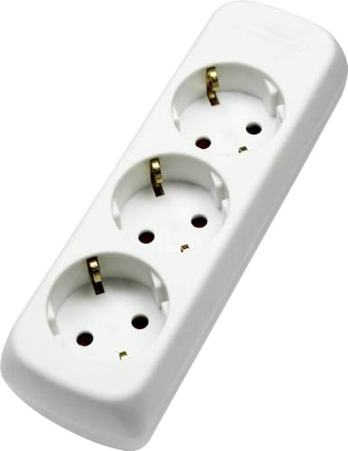 as - Schwabe 3-Fach Steckdosenleiste Weiß 230V/16A - ohne...
