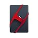 Padlette Grip for iPad mini Compatible with Kindle Paperwhite, Fire or Any Tablet or e-Reader with Screens 8 inches or Smaller. (D2 Red)