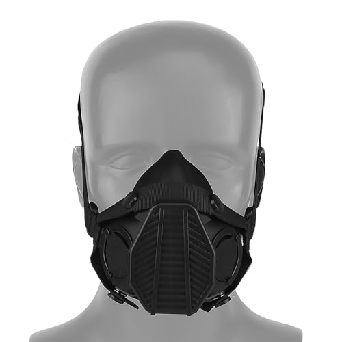 Masque demi-visage airsoft pour opérations spéciales et costume tactique