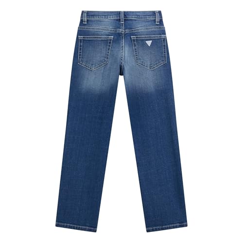 GUESS Girls' Stretch Denim Straight Pants2