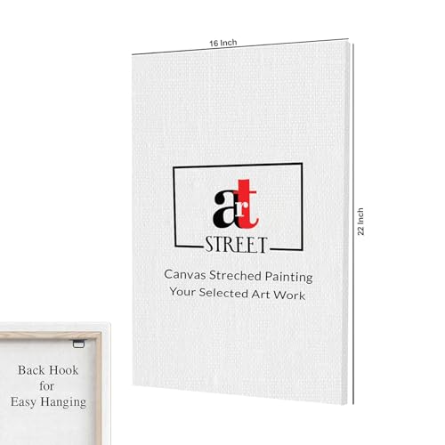 Image of 7 Running Horses Vastu Stretched Canvas Painting For Living Room Multicolor Seven Horses Vastu Wall Art Painting Symbol of Success, Growth & Positive Energy Wall Art for Home & Office, 16x22 Inch