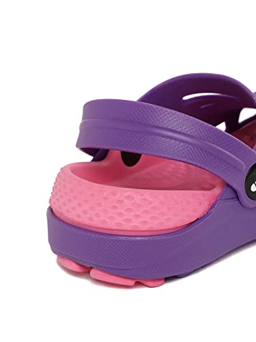 Image of toothless Barbie Kids Girls Purple /Pink Clogs