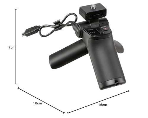 Sony VCT-SGR1 Handgriff (geeignet f&uuml;r DSC-RX0/DSC-RX100M2/DSC-RX100M3/DSC-RX100M4/DSC-RX100M5/DSC-RX100M6/DSC-HX90V/DSC-HX90/DSC-HX80/DSC-HX60V/DSC-HX60/DSC-HX50V/DSC-HX50/DSC-WX500), schwarz