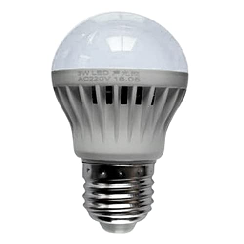 EBILUN 3W LED de entrada de control de luz sonido voz bombilla de la lámpara inteligente bulbo de la lámpara ahorro de energía de iluminación incandescente lámpara blanca