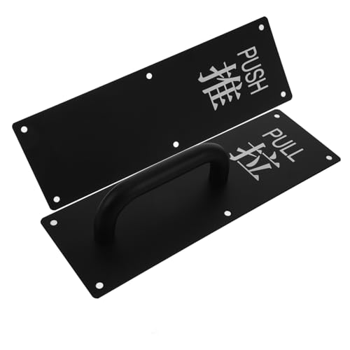 iplusmile Placa para Puerta con Tirador Empuje y Tracción Diseño Moderno y Funcional Fácil de Usar y