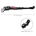 X AUTOHAUX 1 Set Aluminum Alloy Side Bicycle Stand Non-Slip Bicycle Stand Side Stand Kickstand Black
