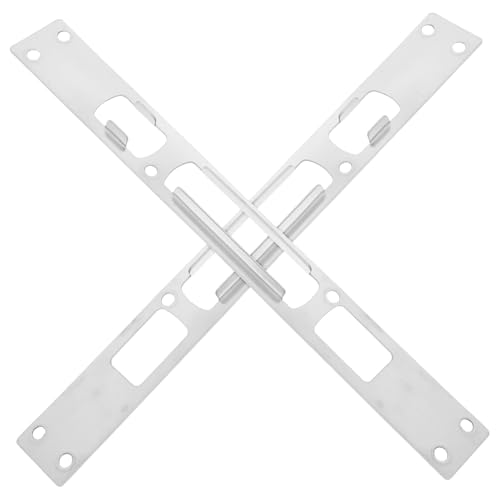 Yardenfun ステンレススチール製ドアストライカープレートセット ガレージドア用デッドボルトカバー メタルプレートセキュリティドアガードリミッター