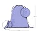 Baagl Schulrucksack Set Mädchen 3 Teilig, Schultasche ab 3. Klasse, Grundschule Ranzen mit Brustgurt, Ergonomischer Schulranzen (Lilac)
