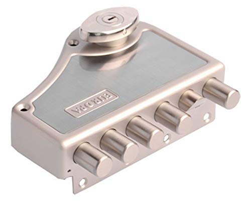 EUROPA H347SN High Security Main Door Lock. HEXABOLT with 5 Dead Bolts & 1 Latch Bolt with Plate Handle 3 Tons Load. (SN) Satin Nickel (B0B4FZKXNS) Amazon Price History, Amazon Price Tracker