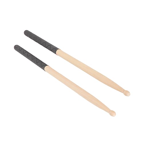 Baquetas Pongnas de madera de maple ligeras con agarre ergonómico y diseño X Pattern para batería miniatura 3