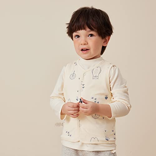 Image of pureborn Baby Toddler Vest Boys Girls Waistcoat Sleeveless Jacket 3M-4T