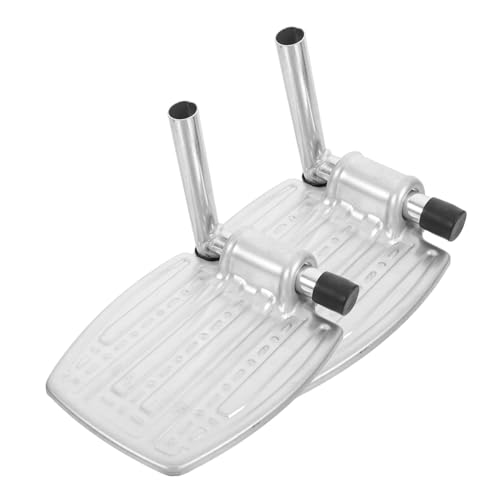 BIUDECO ユニバーサル車椅子用頑丈フットペダル 脚踏板配 シニア 障害者対応 簡単取付 低疲労設計 軽量携帯便利
