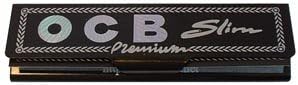 5 booklets OCB PREMIUM SLIM Rolling paper King Size + filter tips