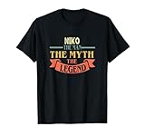 Niko The Man The Myth The Legend - Camiseta con nombre personalizado Camiseta