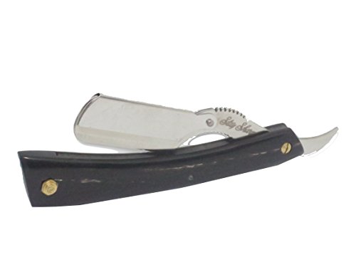 Buffalo Horned Exposed Blade and Normal Blade Straight Razor Cutthroat Shaving Razor for Changable Blades