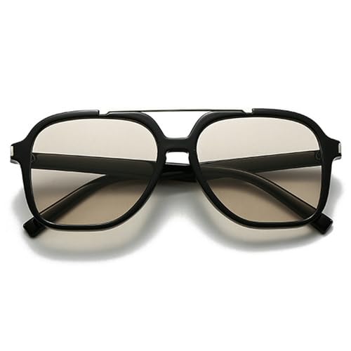 Fashion Pilot Sunglasses Women Retro Square Sunglasses Female Double Bridge 70s Shades UV Protection Eyewear3