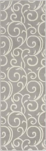 Nourison Home Grafix Gris 2'3" x 7'6" miniatura 3