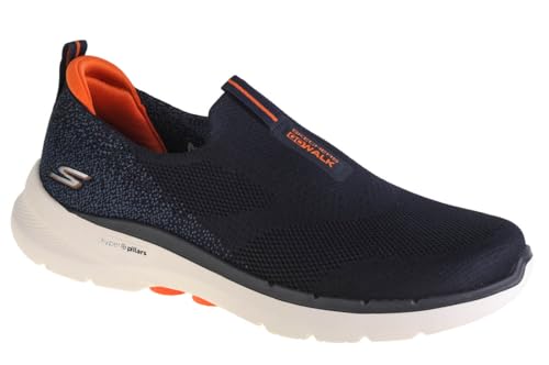 Image of Skechers Men's Go Walk 6 Stretch Fit Slip-On Athletic Performance Walking Shoe