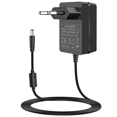 Adaptateur Secteur 12V pour Sony Blu-Ray Disc DVD Player BDP-Series BDP-BX370 BDP-S1700 BDP-S3200, pour Makita DMR109 BMR105 Dab Radio de Chantier câble...
