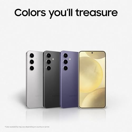 Samsung Galaxy S24, AI Android Smartphone, 8GB RAM, 128GB Storage, 50MP Camera, Amber Yellow, 3 Year Manufacturer Extended Warranty with Watch6 Smart Watch, BT, 44mm (UK Version)