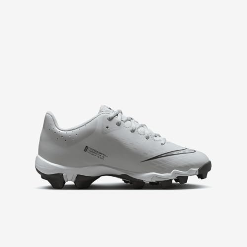 Nike Hyperdiamond 4 Keystone Big Kids' Softball Cleats (FZ0919-002, Pure Platinum/Wolf Grey/White/Iron Grey)3