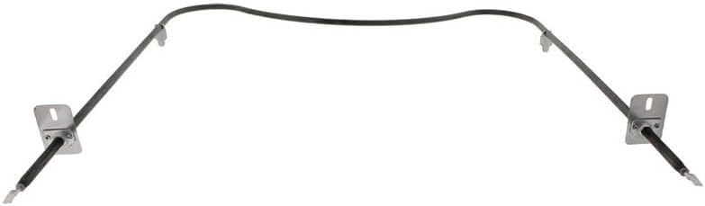 Rear view of bake element with terminals