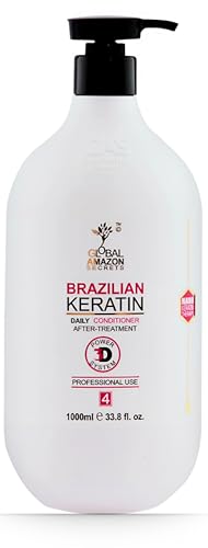 Image of Brazilian Keratin Natural Conditioner For All Hair Types 1000Ml | Sulphate Free | For Dry And Damaged Hairs, (1 Big Brazilian conditioner)