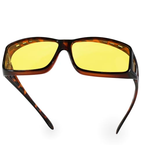 Image of Over Glasses Sunglasses for Men Women, Fit Over Sunglasses Polarized UV400 Protection Sunglasses for Driving 01