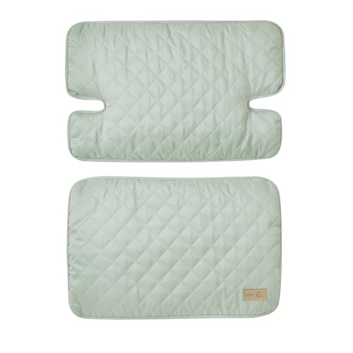 roba Sitzverkleinerer 2-teilig \'roba Style\' - Zubehör für Hochstuhl \'Nature Up\' - Sitzkissen abwischbar & gepolstert - Ab 6 Monaten - Frosty green roba Sitzverkleinerer 2-teilig \'roba Style\' - Zubehör für Hochstuhl \'Nature Up\' - Sitzkissen abwischbar & gepolstert - Ab 6 Monaten - Frosty green