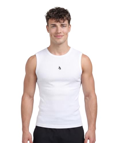 Image of ZENSHARK Sleeveless T Shirt for Men | 100% Organic Cotton Gym Vest 220 GSM | Tank Top Sando Innerwear | Soft, Skin Friendly, Breathable